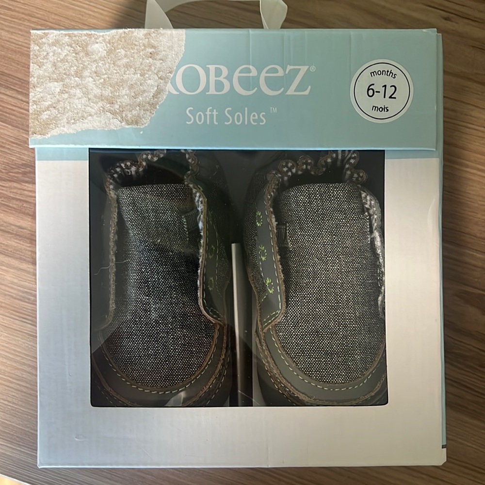 Robeez soft sole shoe 6-12m NEW